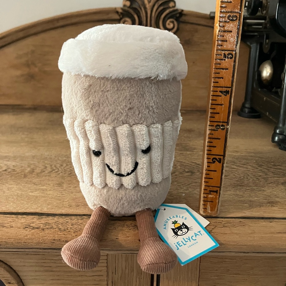 Jellycat Amuseable Coffee-To-Go Collectible Brand New with Tags (BNWT)
